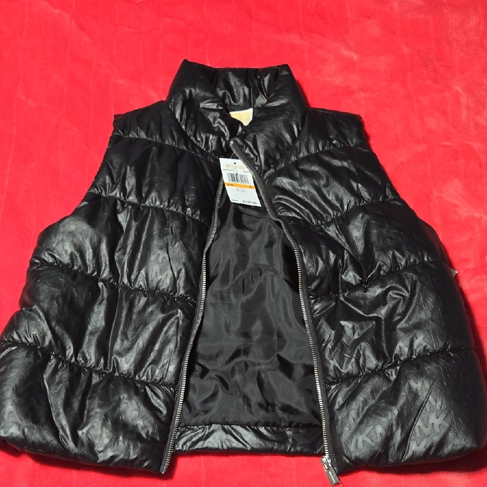 NEW Michael Kors Black Puffer Vest